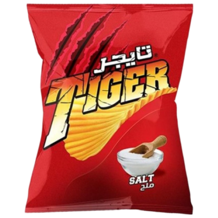 تايجر شيبس ملح 12 غم