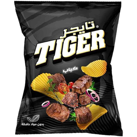 تايجر شيبس كباب 12 غم <br> <span class='text-color-warm'>سيتوفر قريباً</span>