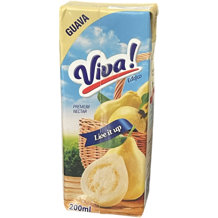 فيفا نكتار جوافة كرتون 200 مل <br> <span class='text-color-warm'>سيتوفر قريباً</span>